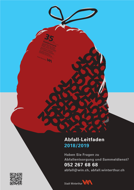Abfall-Leitfaden 2018/2019 052 267 68 68