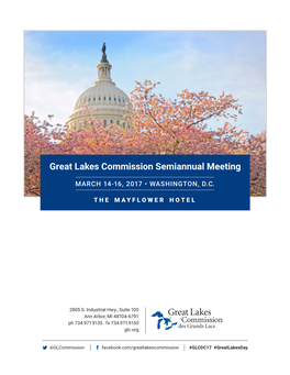 Great Lakes Commission Semiannual Meeting