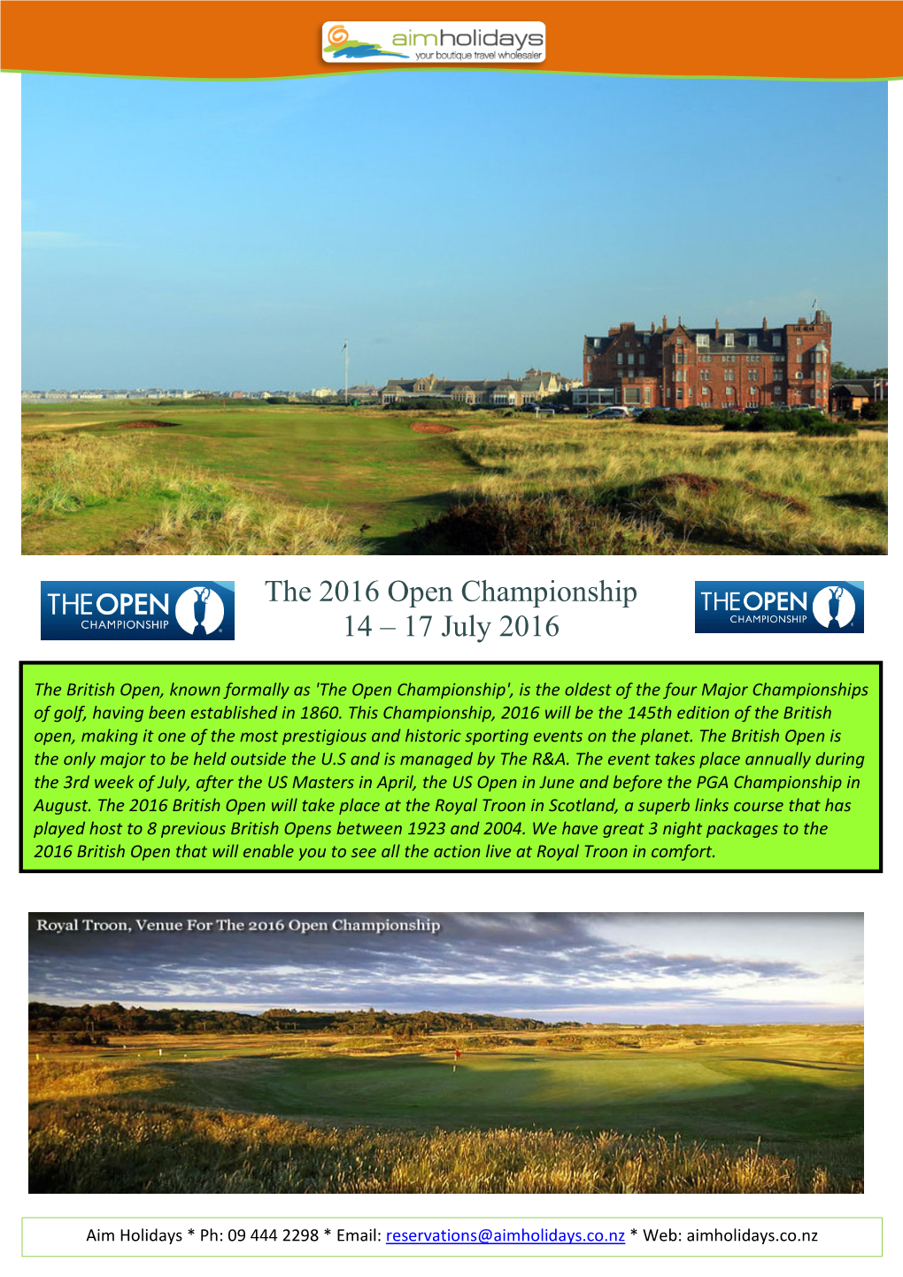 The 2016 Open Championship 14