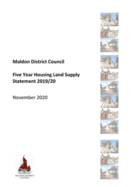 Maldon District Council Five Year Housing Land Supply Statement 2019/20 November 2020