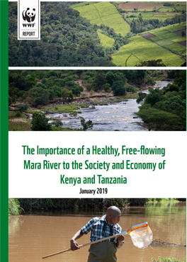 Importance of a Healthy Mara River to the Society and Economy of Kenya