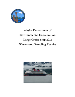 2012 Large Ship Wastewater Sample Report (PDF)