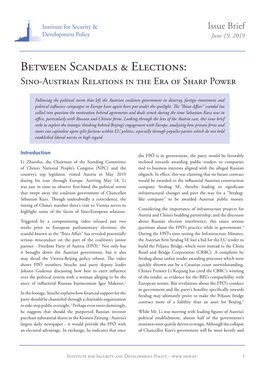 Between Scandals & Elections