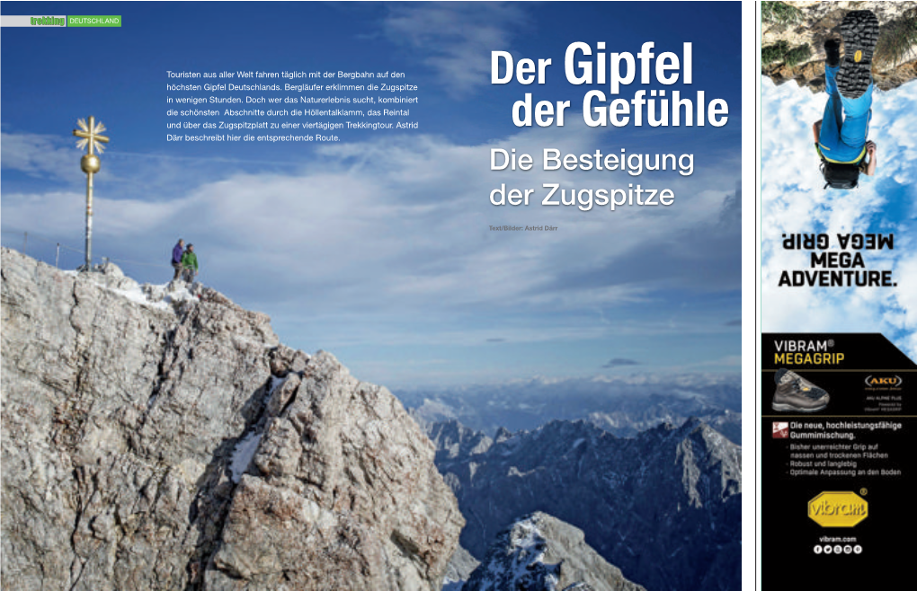 Zugspitze Der Gipfel in Wenigen Stunden