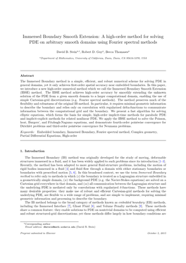 A High-Order Method for Solving PDE on Arbitrary Smooth Domains Using Fourier Spectral Methods