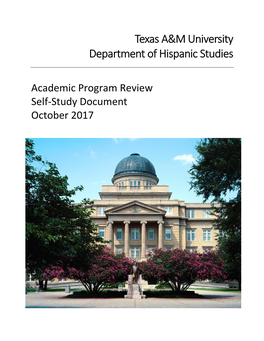 Texas A&M University Department of Hispanic Studies