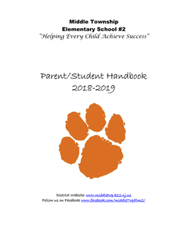 Parent/Student Handbook 2018-2019