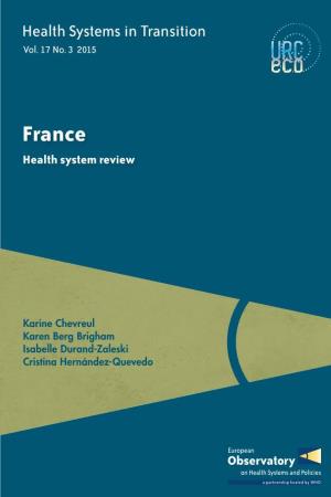 Health Systems in Transition (HIT) : France