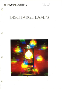 Discharge Lamps 1989