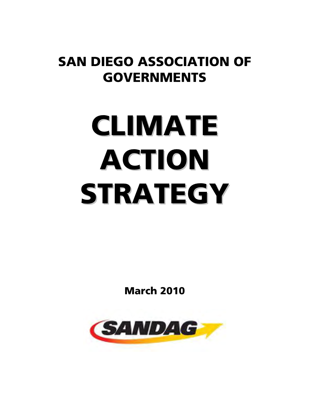 Climate Action Strategy, 2010