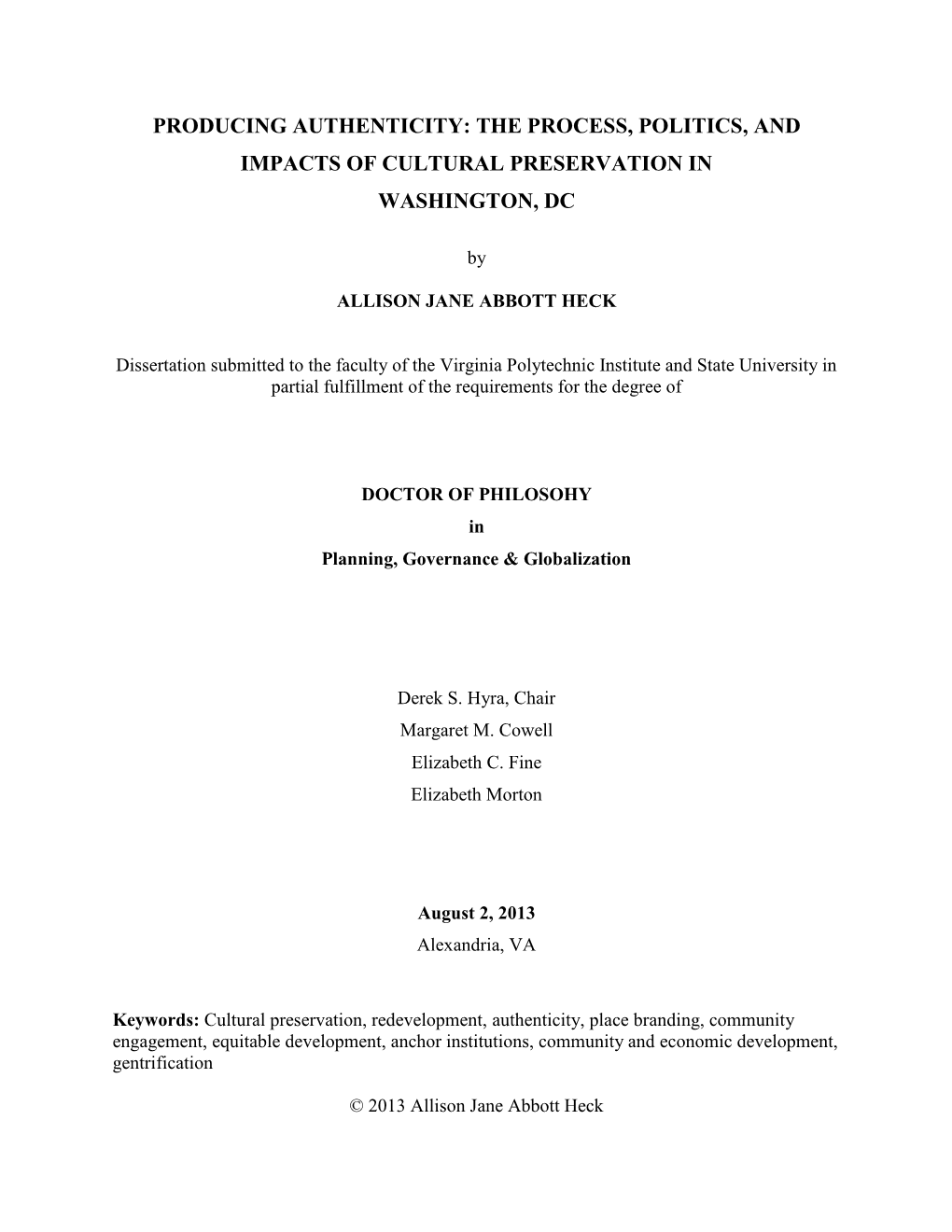 University of Florida Thesis Or Dissertation Formatting