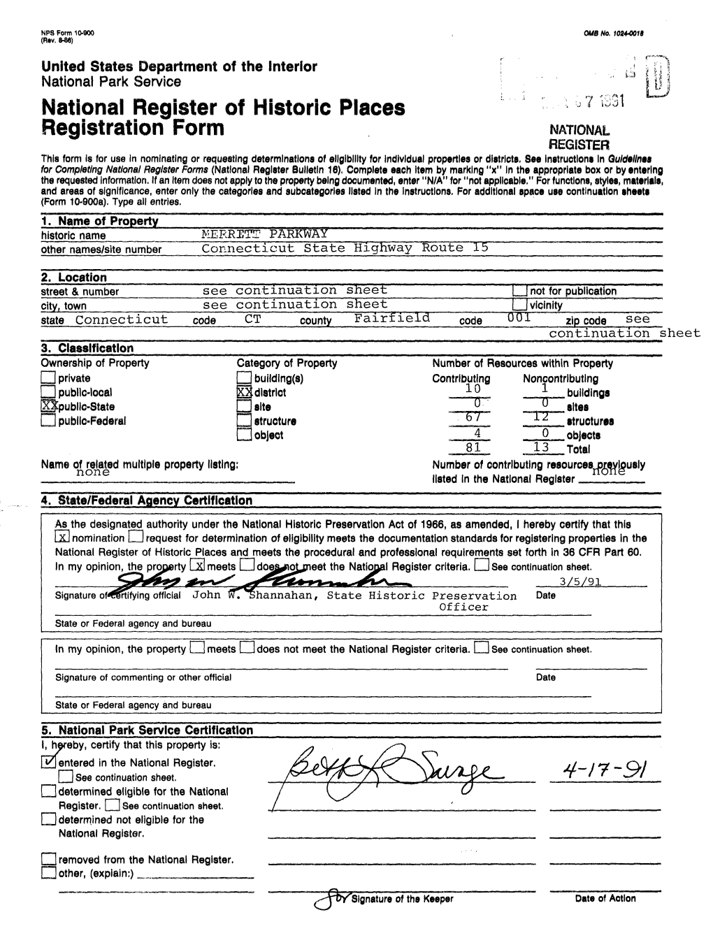 National Register of Historic Places Registration Form