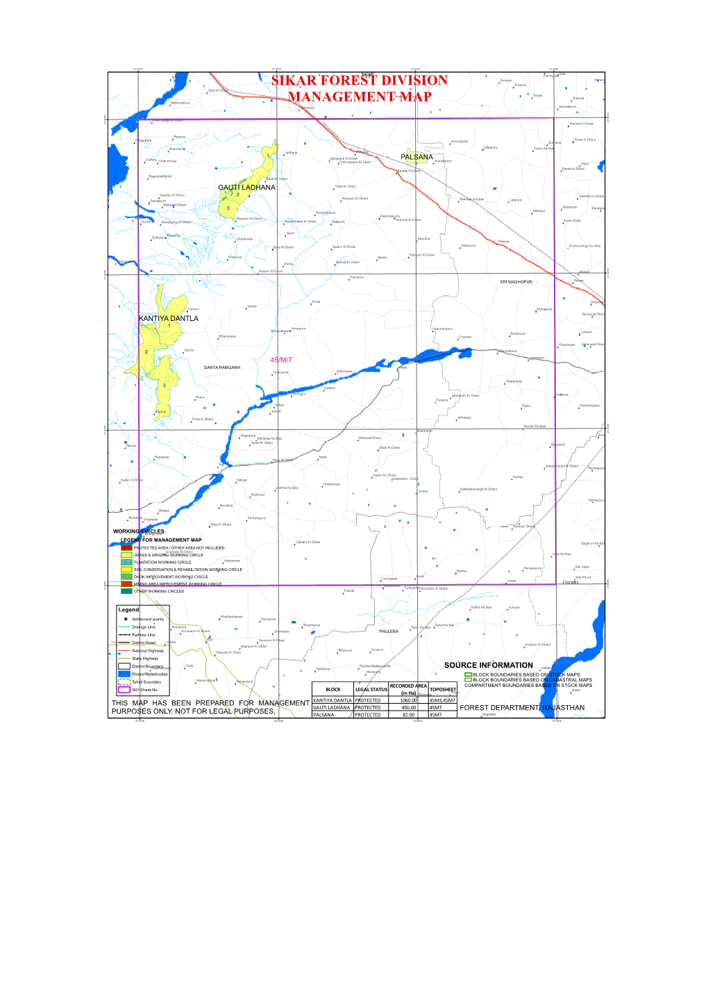 Sikar Forest Division Management