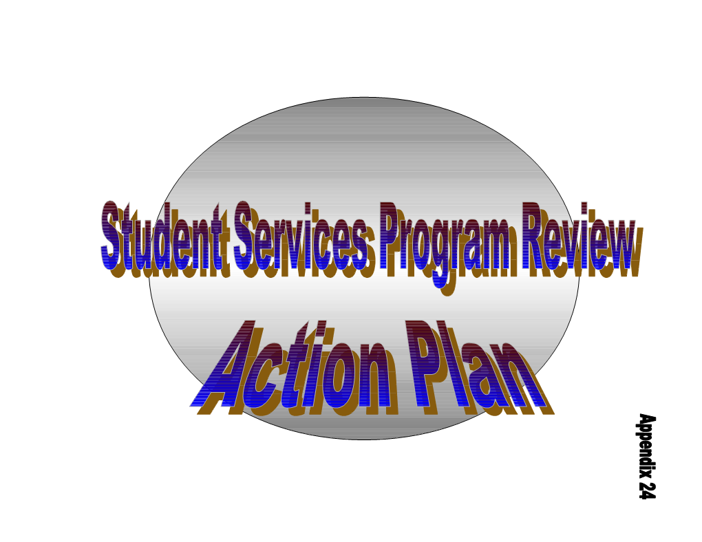 Student Services Action Plan