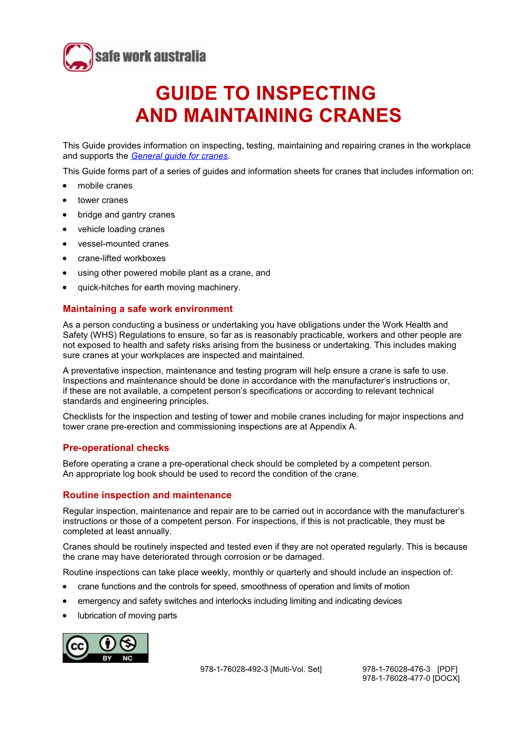 05. Guide to Inspecting and Maintaining Cranes