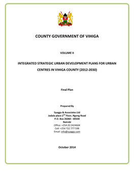 County Government of Vihiga