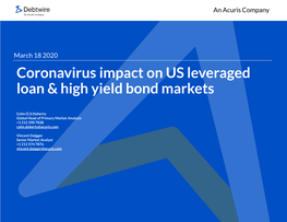 Coronavirus Impact on US Leveraged Loan & High Yield Bond Markets