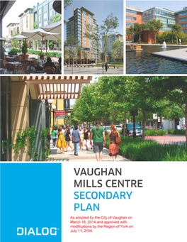Vaughan Mills Centre Secondary Plan