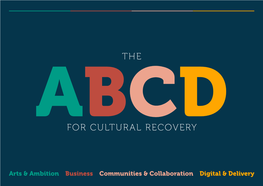 FOR CULTURAL RECOVERY Introduction