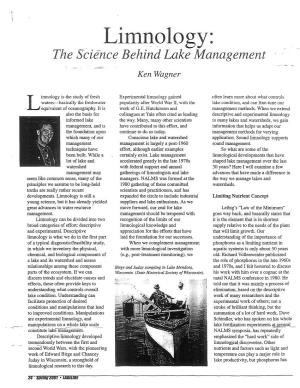 Limnology: the Science Behind Lake Management