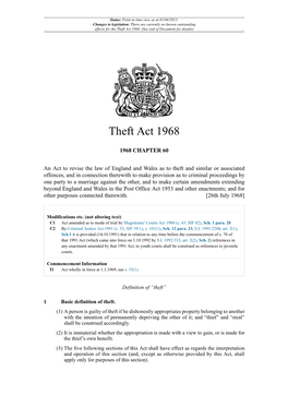 Theft Act 1968