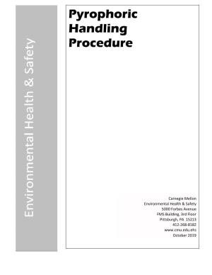 Pyrophoric Handling Procedure