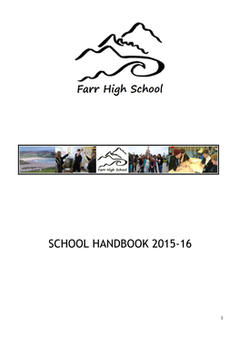 School Handbook 2015-16