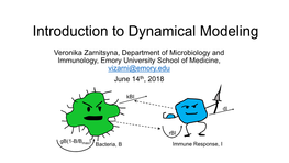 Introduction to Dynamical Modeling