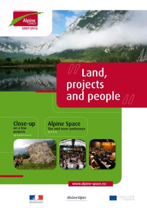 Land, Projects and People