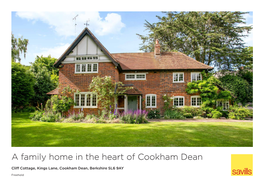 A Family Home in the Heart of Cookham Dean