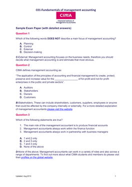 C01-Fundamentals of Management Accounting