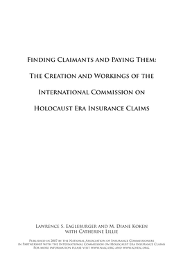 Finding Claimants and Paying Them: the Creation and Workings of The