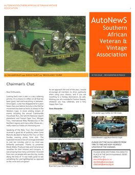 Autonews Southern African Veteran & Vintage Association 1