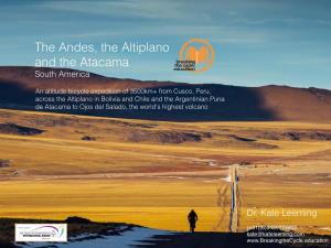 The Andes and the Altiplano Expedition Brochure (Wecompress