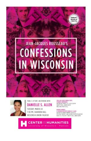 The CONFESSIONS in WISCONSIN STUDENT CONFERENCE