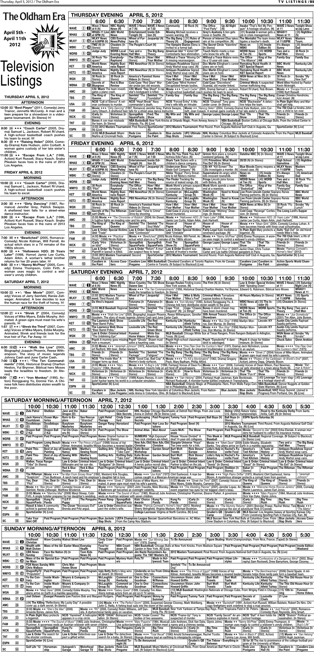 Television Listings