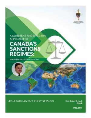 A Coherent and Effective Approach to Canada's Sanctions Regimes: Sergei Magnitsky and Beyond