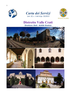 Carta Dei Servizi Distretto "Velle Crati"