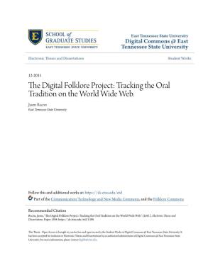 The Digital Folklore Project: Tracking the Oral Tradition on the World Wide Web