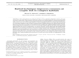 Baited Technique Improves Censuses of Cryptic Fish in Complex Habitats