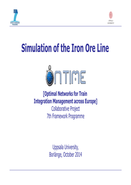 Simulation of the Iron Ore Line