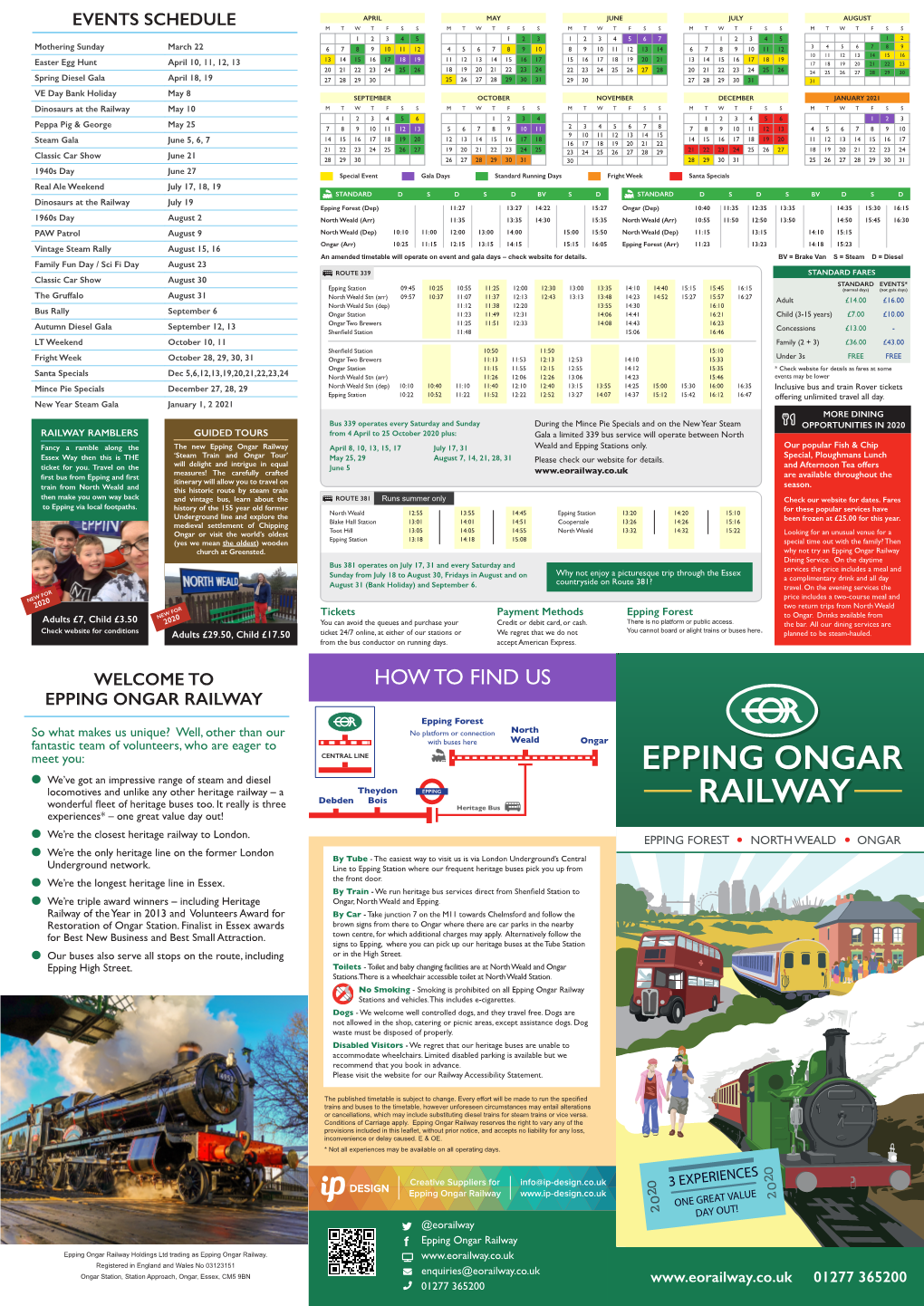 How to Find Us Epping Ongar Railway