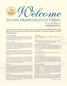 To San Francisco City Hall Corrine E