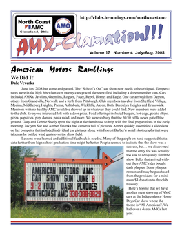 AMX-Clamation!!!Volumevolume 17 Number 4 July-Aug