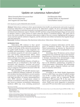 Update on Cutaneous Tuberculosis*