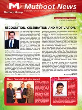 Recognition, Celebration and Motivation