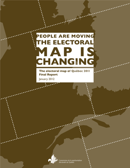 The Electoral Map of Québec 2011