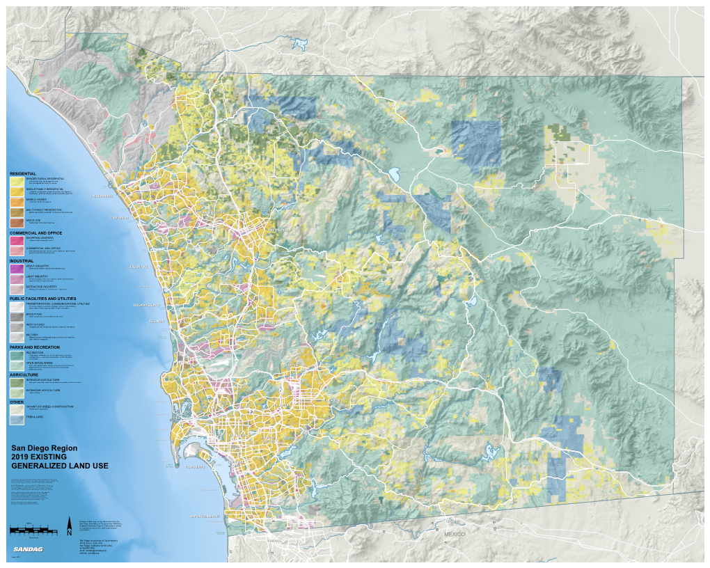 San Diego Region 2019 EXISTING GENERALIZED LAND