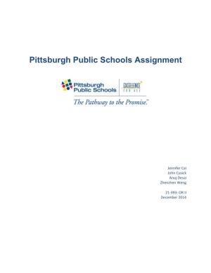 Pittsburgh Public Schools Assignment