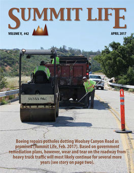 Boeing Repairs Potholes Dotting Woolsey Canyon Road As Promised (Summit Life, Feb
